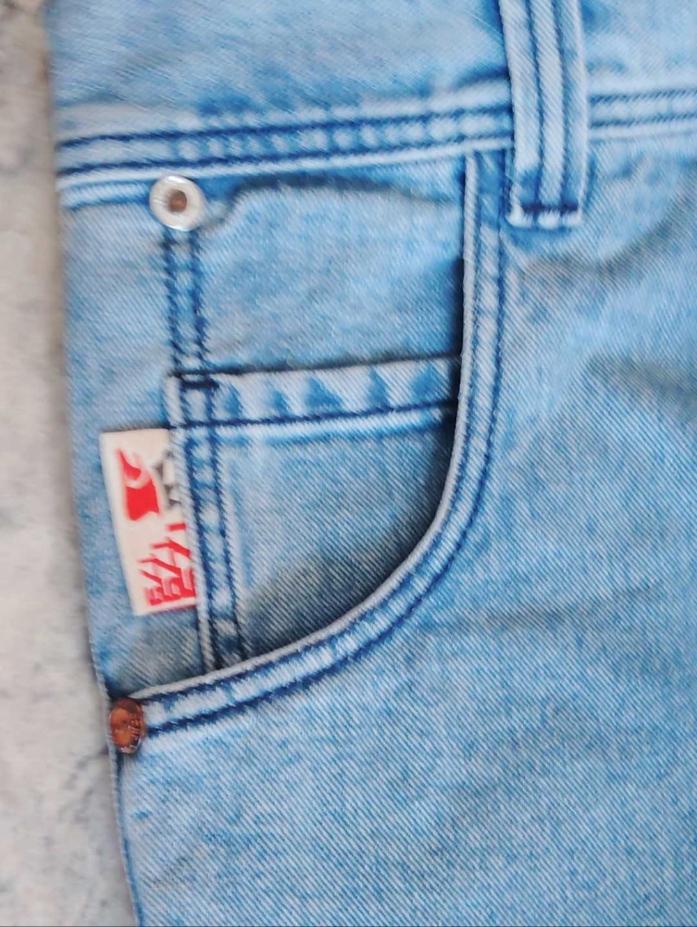 NWT JNCO Light Wash Wide Leg Jeans 28x30 - Picture 5 of 11